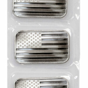 Lot of 5 - SilverTowne Mint American Flag Design Prooflike 1 oz Silver Bar
