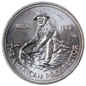 Engelhard 1 oz Silver Prospector Round