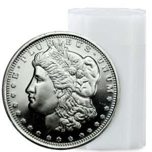Roll of 20 - Highland Mint Morgan Dollar Design 1/2 oz Silver Round