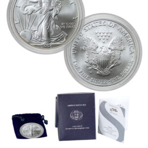 2006-W Burnished Silver American Eagle GEM BU (OGP)