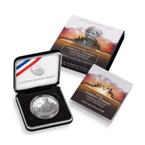 Presale - 2024-S Proof Clad 50c Harriet Tubman Coin Box, OGP & COA