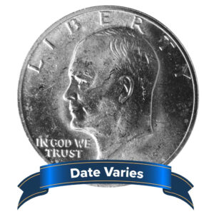 Random Date 40% Silver Ike Eisenhower $ UNC/Proof Impaired