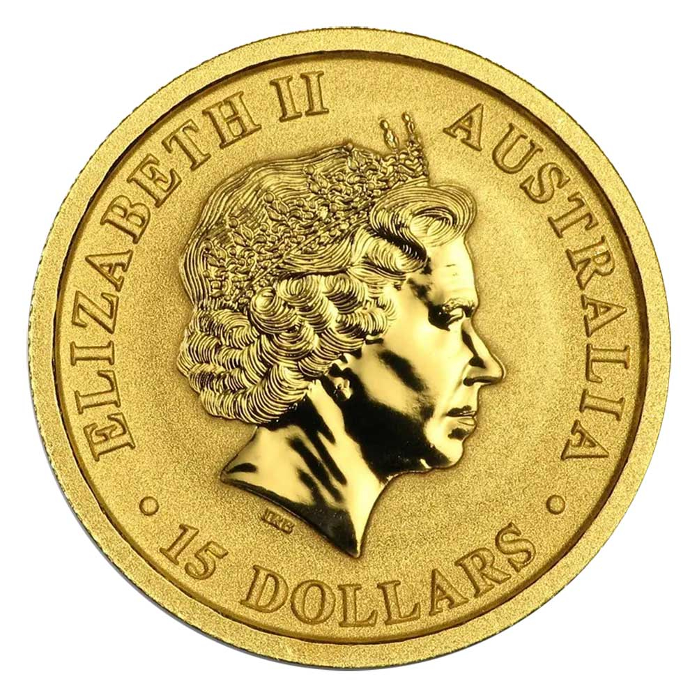 $15 Australia Gold Kangaroo 1/10 oz .9999 Fine Random Year BU