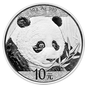 China 2018 ¥10 30-g Silver Panda .999 BU