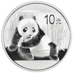 China 2015 ¥10 1-oz Silver Panda .999 BU
