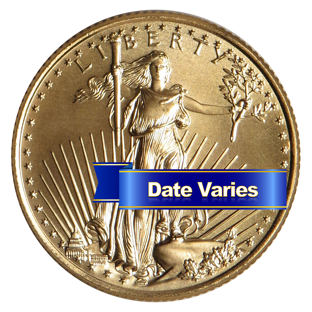 $10 American Gold Eagle 1/4 oz Brilliant Uncirculated Random Year
