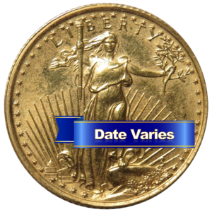 Random Date $5 1/10-oz American Gold Eagle Impaired