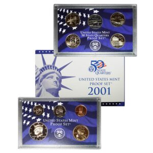 2001-S U.S. Proof Coin Set GEM Proof OGP