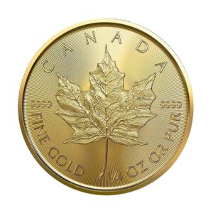 Canada 2023 $10 1/4oz Gold Maple Leafs Gem BU