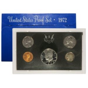 1972-S U.S. Proof Coin Set GEM Proof OGP