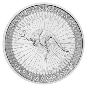 Australia 2022-P $1 1-oz Silver Kangaroo GEM BU