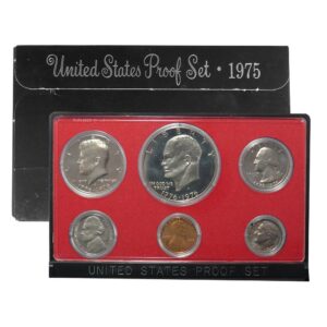 1975-S U.S. Proof Coin Set GEM Proof OGP Obverse