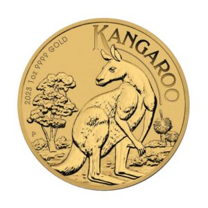 Australia 2023-P $100 1-oz Gold Kangaroo GEM BU