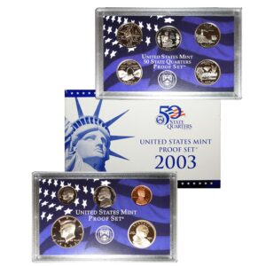 2003-S U.S. Proof Coin Set GEM Proof OGP
