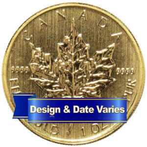 Random Date Canada $50 1-oz Gold Maple Leaf  .9999 Fine BU