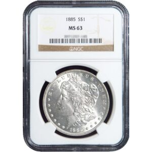 1885 Morgan Silver Dollar NGC MS63
