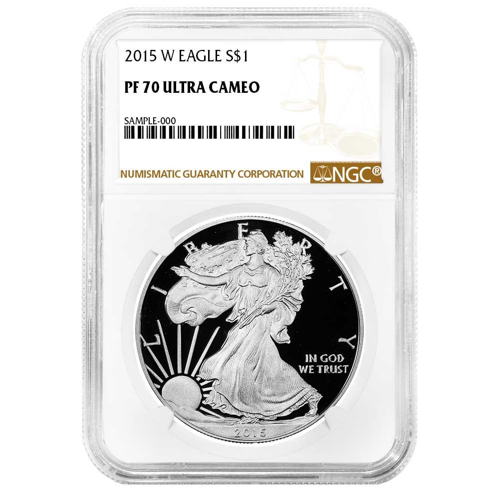 2015-W Proof American Silver Eagle NGC PF70 UC