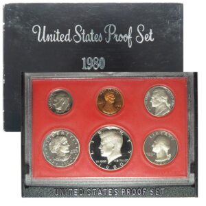1980-S U.S. Proof Coin Set GEM Proof OGP