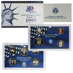 1999-S U.S. Proof Coin Set GEM Proof OGP