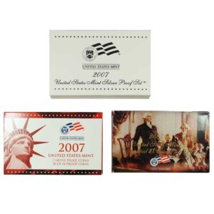 2007-S U.S. Silver Proof Coin Set GEM Proof OGP