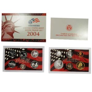 2004-S U.S. Silver Proof Coin Set GEM Proof OGP