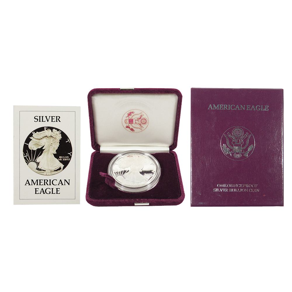 1986-S Proof American Silver Eagle (OGP)