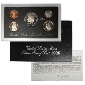 1992-S U.S. Silver Proof Coin Set GEM Proof OGP