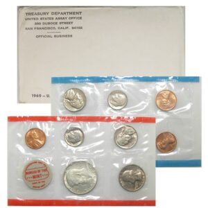 1969 U.S. Mint Set GEM BU OGP