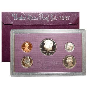 1987-S U.S. Proof Coin Set GEM Proof OGP