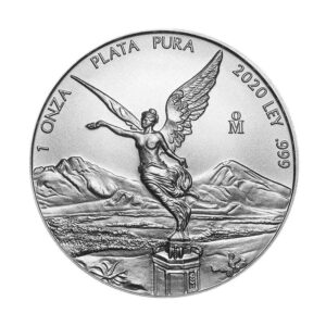 2020-Mo Mexico 1 oz Silver Libertad Onza Coin GEM BU