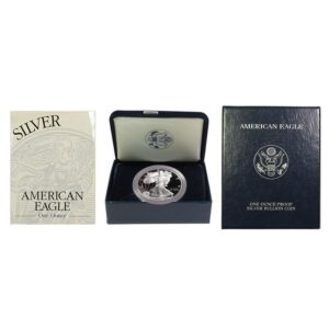2001-W Proof American Silver Eagle (OGP)