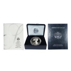 2004-W Proof American Silver Eagle (OGP)