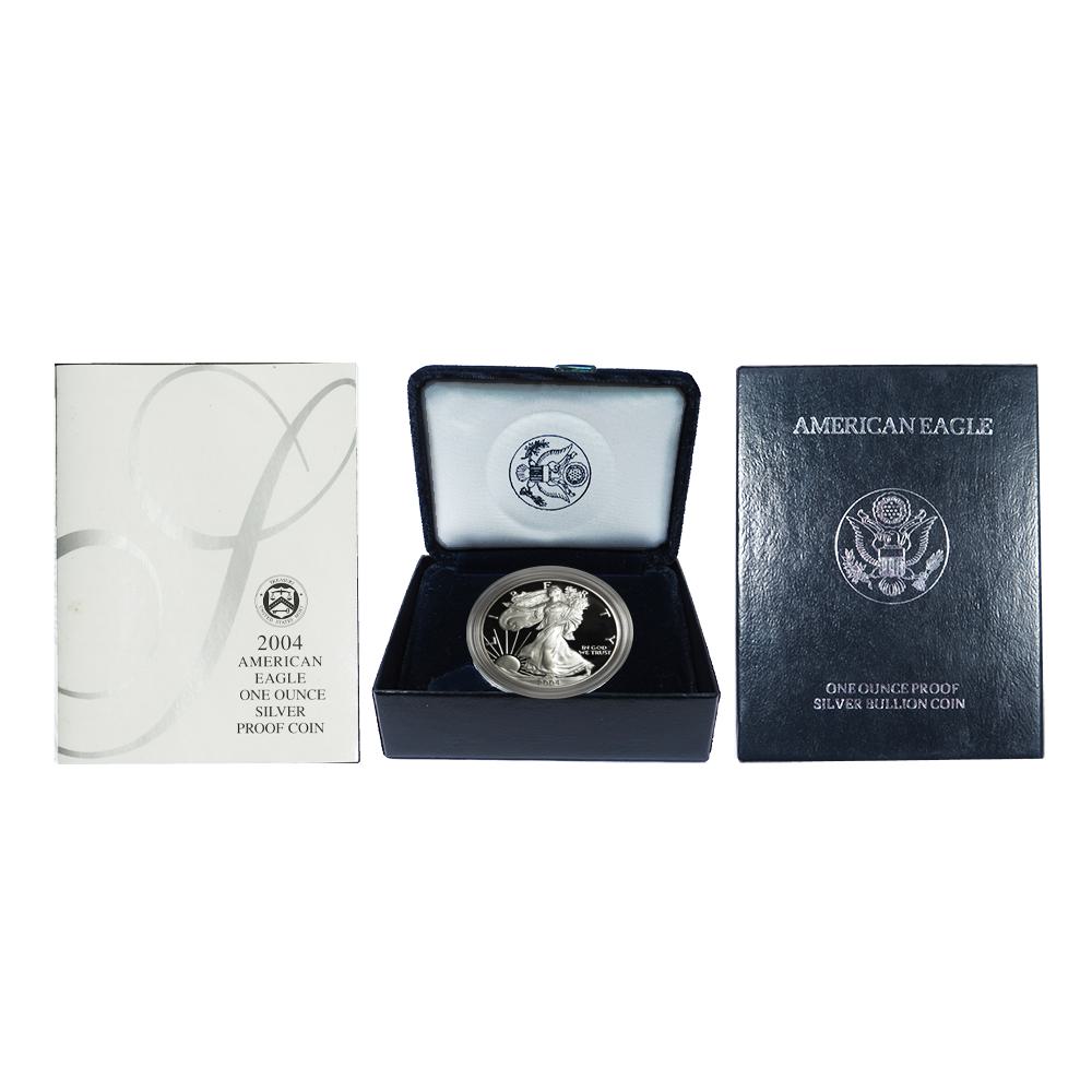 2004-W Proof American Silver Eagle (OGP)