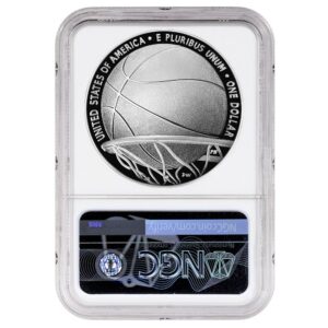 2020-P $1 Basketball Hall of Fame Silver Dollar Proof Coin NGC