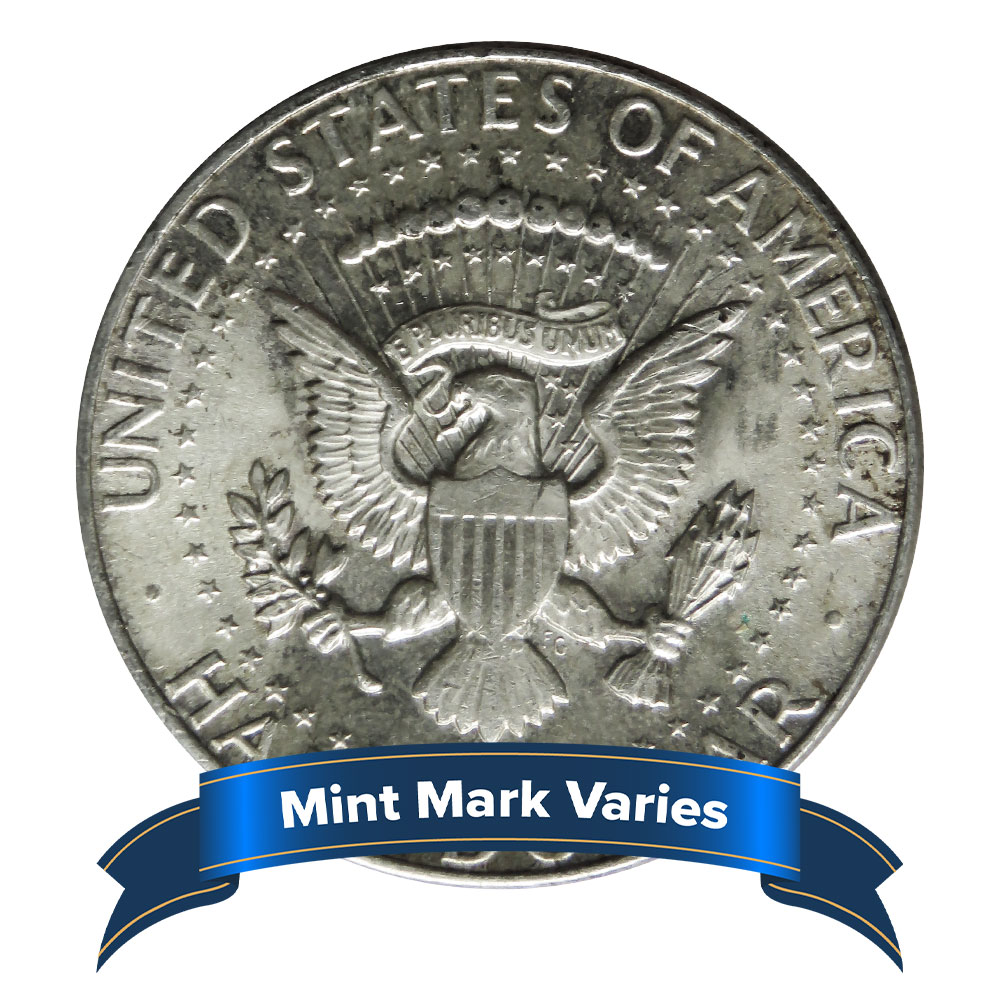 Roll of 20 - 1964 90% Silver Kennedy Half Dollars 1964 $10 Face Value Full  Dates - ModernCoinMart