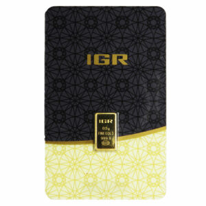 IGR 0.5-g Gold Bar 999.9 Fine in Assay