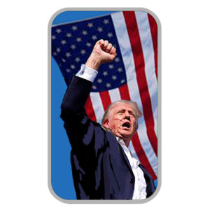1-oz Sunshine Trump Fight Colorized .999 Fine Silver Bar