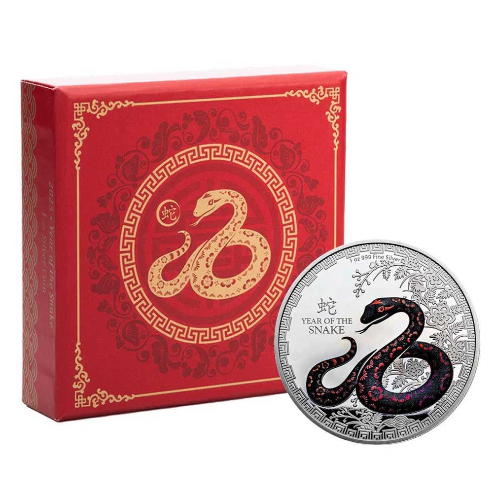 2025 Lunar Year of the Snake 1oz Silver Coin By Agoro - ModernCoinMart, image size:1000x1000
