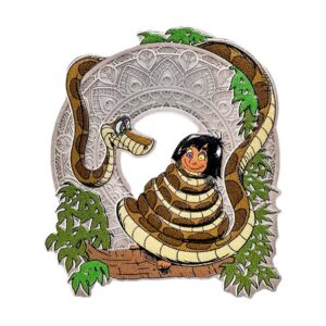 2025 Disney The Jungle Book Kaa 1-oz Silver Coin By Agoro 1000 Minted