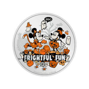 2024 Disney Halloween 2-oz Silver Coin By Agoro 1000 Minted