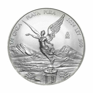 Mexico 2024 1/4-oz Silver Libertad Onza BU