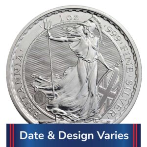 Random Date U.K. £2 1-oz Silver Britannia .999