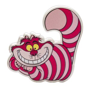 2025 Disney Alice in Wonderland Cheshire Cat 2-oz Silver Coin By Agoro 1000 Minted