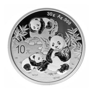 China 2025 ¥10 30-g Silver Panda .999 GEM BU