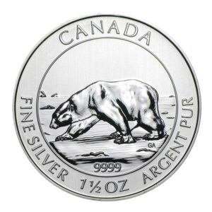 Canada 2013 $8 1.5-oz Silver Polar Bear .9999 Fine