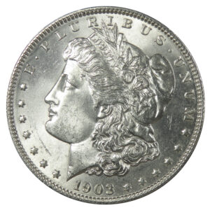 1903 Morgan Dollar AU/BU 90% Silver Coin