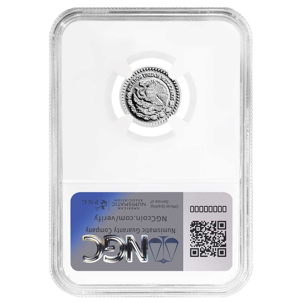 Mexico 2024 1/10-oz Proof Silver Libertad Onza NGC PF70UC FR