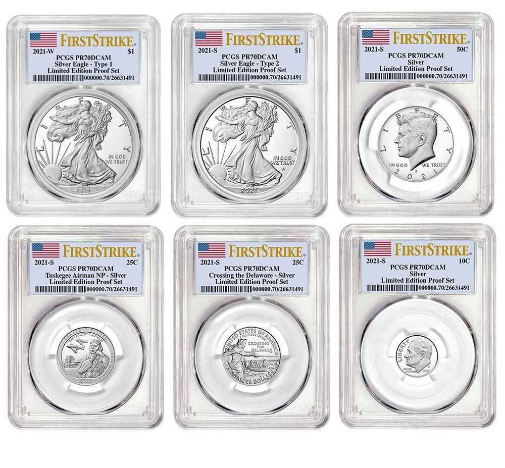 A limited-edition proof set sold by ModernCoinMart