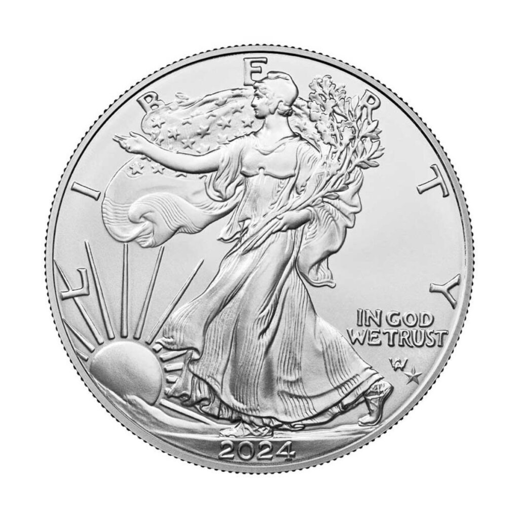 A $1 Silver Eagle US Coin