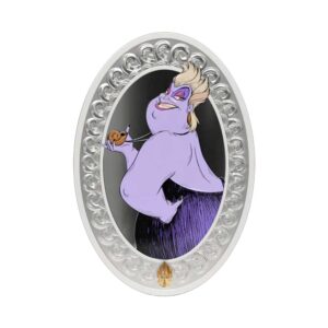 2025 Disney Villains Ursula 1-oz Silver Coin By Agoro 2000 Minted